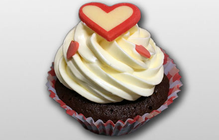 Cupcake de Chocolate con buttercream de chocolate blanco