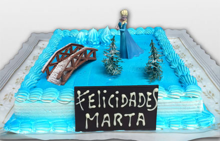 Tarta muñecos Frozen