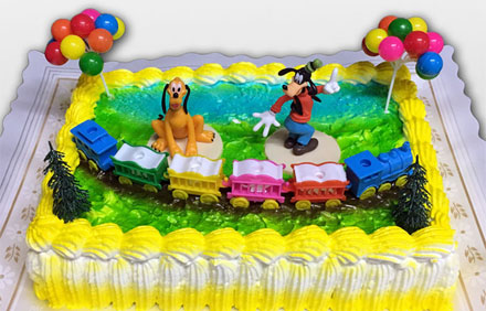 Tarta muñecos Pluto y Goofy