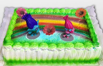 Tarta muñecos Trolls