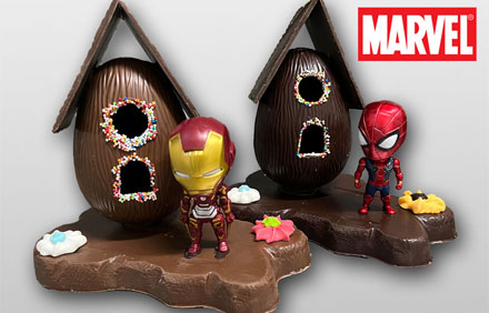 Surtido Casa Huevo 100gr Iroman y Spiderman