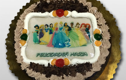 Tarta foto Princesas